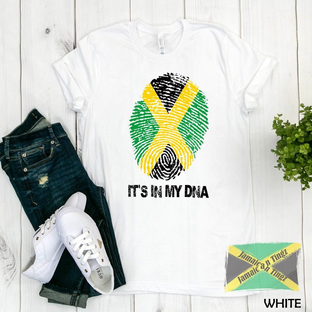 It's In My DNA Jamaican Tshirt, Fits Men and Women